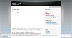 Desktop Screenshot of inditexuam.wordpress.com