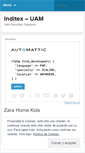 Mobile Screenshot of inditexuam.wordpress.com
