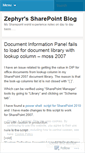 Mobile Screenshot of fillzephyr.wordpress.com