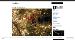 Desktop Screenshot of newzion.wordpress.com