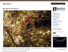 Tablet Screenshot of newzion.wordpress.com
