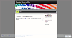 Desktop Screenshot of carolinaradon.wordpress.com