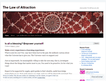 Tablet Screenshot of lawofattraction911.wordpress.com