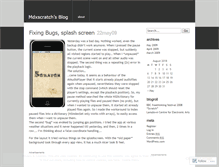 Tablet Screenshot of mdxscratch.wordpress.com