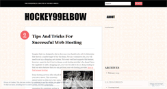 Desktop Screenshot of hockey99elbow.wordpress.com