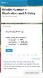 Mobile Screenshot of kristinhuxman.wordpress.com