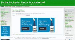 Desktop Screenshot of lihatfisika.wordpress.com