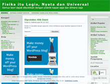 Tablet Screenshot of lihatfisika.wordpress.com