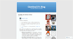 Desktop Screenshot of cbmilne33.wordpress.com