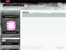 Tablet Screenshot of jaredcummings.wordpress.com