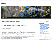 Tablet Screenshot of ehmjy.wordpress.com