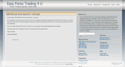 Desktop Screenshot of easyforextrading4u.wordpress.com