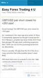 Mobile Screenshot of easyforextrading4u.wordpress.com