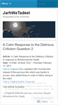 Mobile Screenshot of jarhwatadeel.wordpress.com