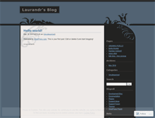 Tablet Screenshot of laurandr.wordpress.com