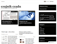 Tablet Screenshot of czujnikczadu.wordpress.com