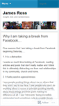 Mobile Screenshot of jamesaross.wordpress.com