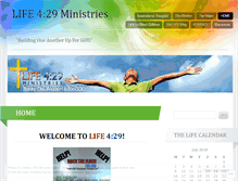 Tablet Screenshot of life429.wordpress.com
