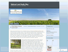 Tablet Screenshot of nationallandrealtyblog.wordpress.com