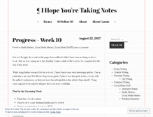 Tablet Screenshot of ihopeyouretakingnotes.wordpress.com