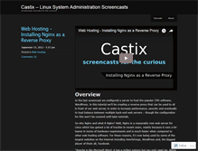 Tablet Screenshot of castix.wordpress.com