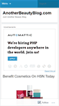 Mobile Screenshot of anotherbeautyblogger.wordpress.com