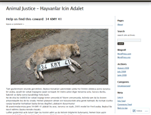 Tablet Screenshot of animaljustice.wordpress.com