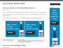 Tablet Screenshot of callofduty5worldatwar.wordpress.com