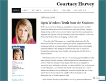 Tablet Screenshot of courtneyharvey.wordpress.com