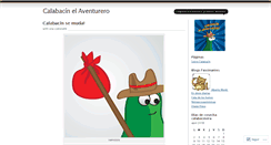 Desktop Screenshot of calabacinelaventurero.wordpress.com