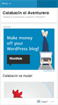 Mobile Screenshot of calabacinelaventurero.wordpress.com