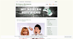 Desktop Screenshot of mykoreanboyfriend.wordpress.com