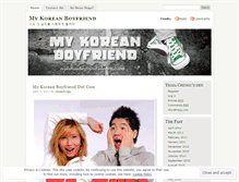 Tablet Screenshot of mykoreanboyfriend.wordpress.com