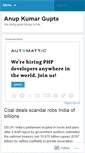 Mobile Screenshot of anupkumargupta.wordpress.com