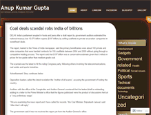 Tablet Screenshot of anupkumargupta.wordpress.com