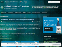 Tablet Screenshot of netbooknewsandreviews.wordpress.com