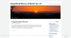 Desktop Screenshot of geografia23.wordpress.com