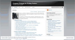 Desktop Screenshot of grammarteaching.wordpress.com