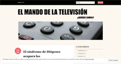 Desktop Screenshot of elmandodelatelevision.wordpress.com