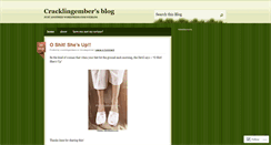 Desktop Screenshot of cracklingembers.wordpress.com