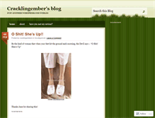 Tablet Screenshot of cracklingembers.wordpress.com