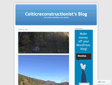 Tablet Screenshot of celticreconstructionist.wordpress.com