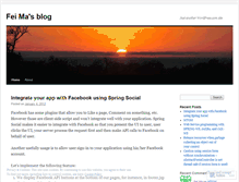 Tablet Screenshot of feima2011.wordpress.com