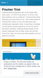 Mobile Screenshot of finchertrist.wordpress.com