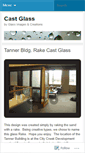 Mobile Screenshot of castglass.wordpress.com