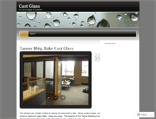 Tablet Screenshot of castglass.wordpress.com
