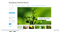 Desktop Screenshot of manipalphotoblog.wordpress.com