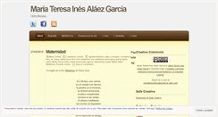 Desktop Screenshot of mariateresaalaezgarcia.wordpress.com