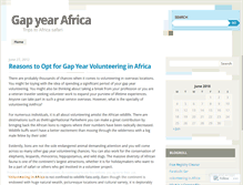 Tablet Screenshot of guidingafrica.wordpress.com