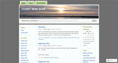 Desktop Screenshot of chunkybend.wordpress.com